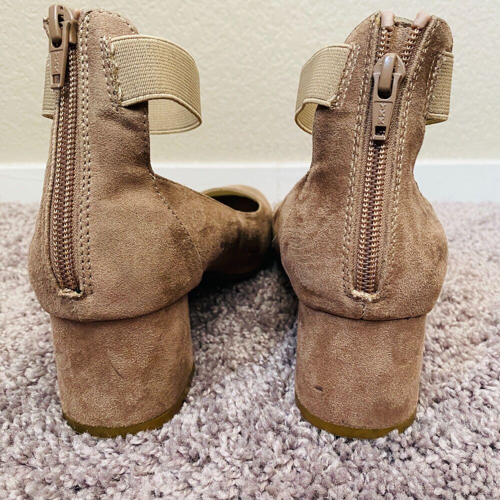 WHITE MOUNTAIN Makayla Tan Classic Ankle Strap Heel Size 8.5 - Picture 6 of 12